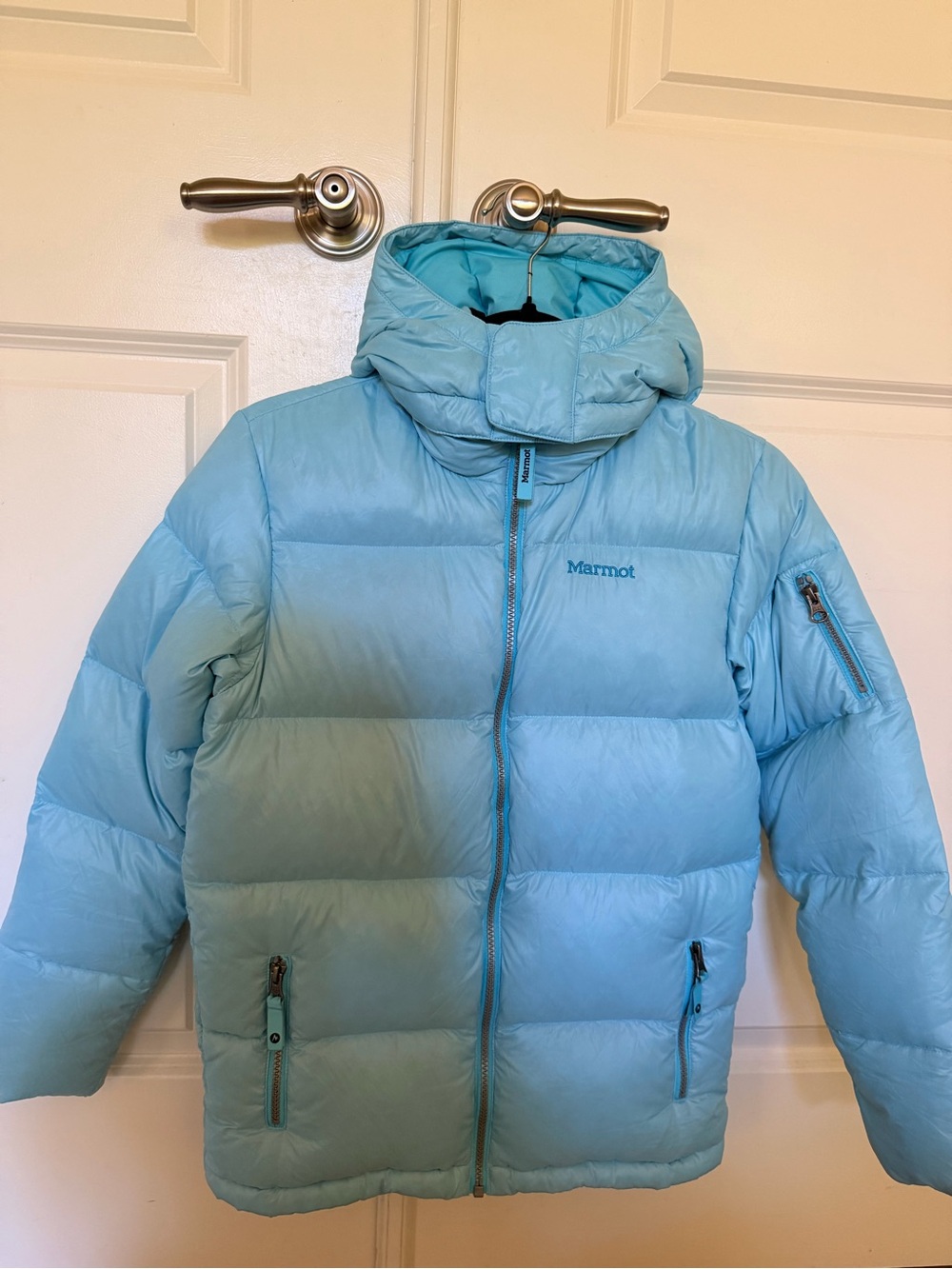 Marmot Light Blue Kids' Insulated Puffer Jacket